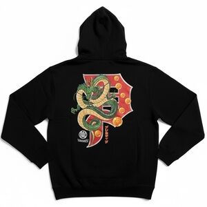 Primitive x Dragon Ball Z Black Wish Dirty P Hoodie NWT